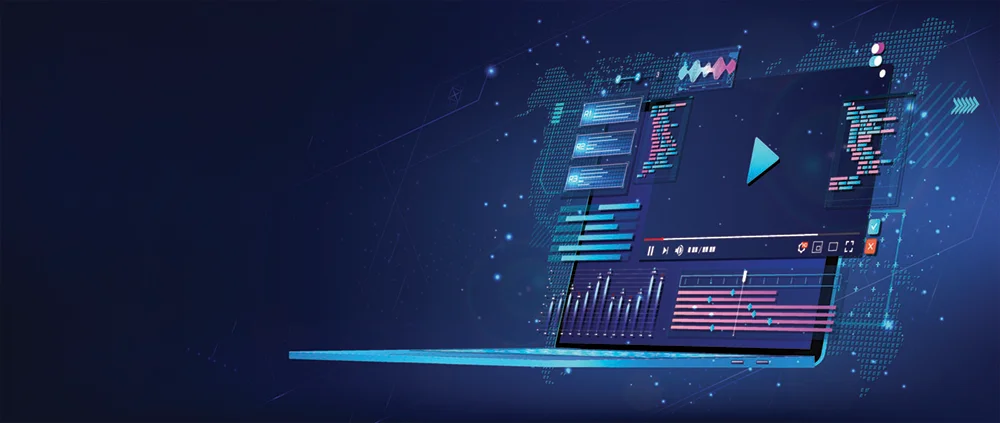 Stylized laptop